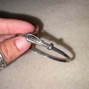 Taxco Silver Buckle Design cuff